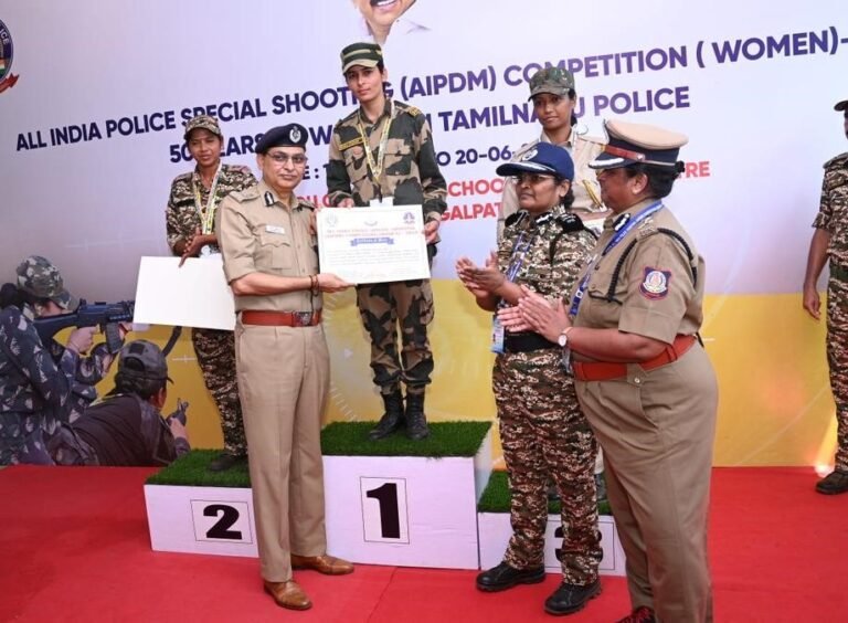 ಅಖಿಲ ಭಾರತ ಮಹಿಳಾ ಪೊಲೀಸ್ ಸ್ಪರ್ಧೆ ಪ್ರಾರಂಭವಾಗಿದೆ; ಡಿಜಿಪಿ ಪದಕಗಳನ್ನು ವಿತರಿಸಿದರು