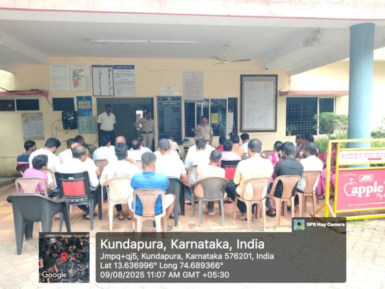 ಕುಂದಾಪುರ ನಗರದಲ್ಲಿ ಮನೆ ಮನೆಗೆ ಪೋಲೀಸ್ ಕಾರ್ಯಕ್ರಮ