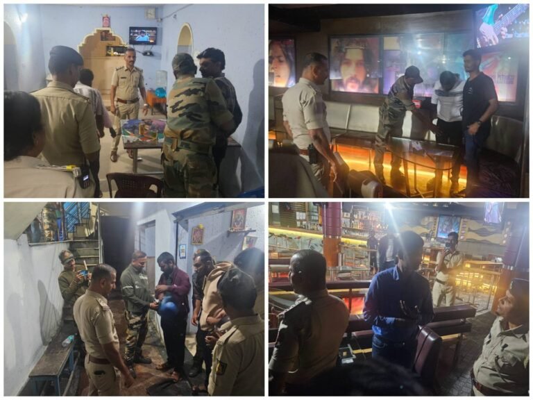 ಮೈಸೂರಿನಲ್ಲಿ ಪೊಲೀಸ್ ತಪಾಸಣೆ