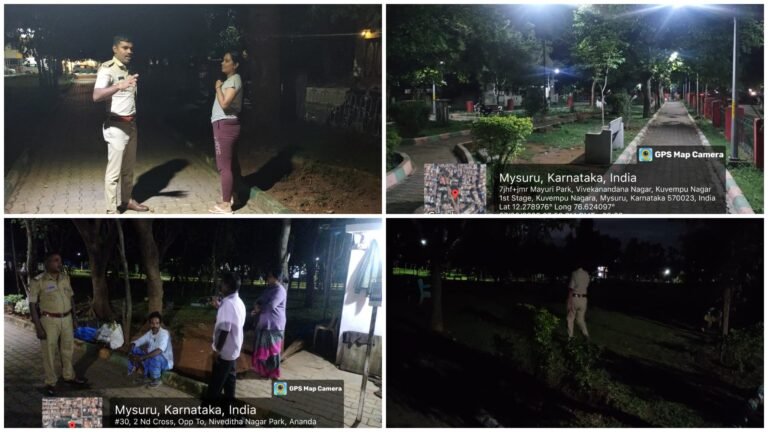 ಮೈಸೂರು ಪೋಲೀಸರ ತಪಾಸಣೆ