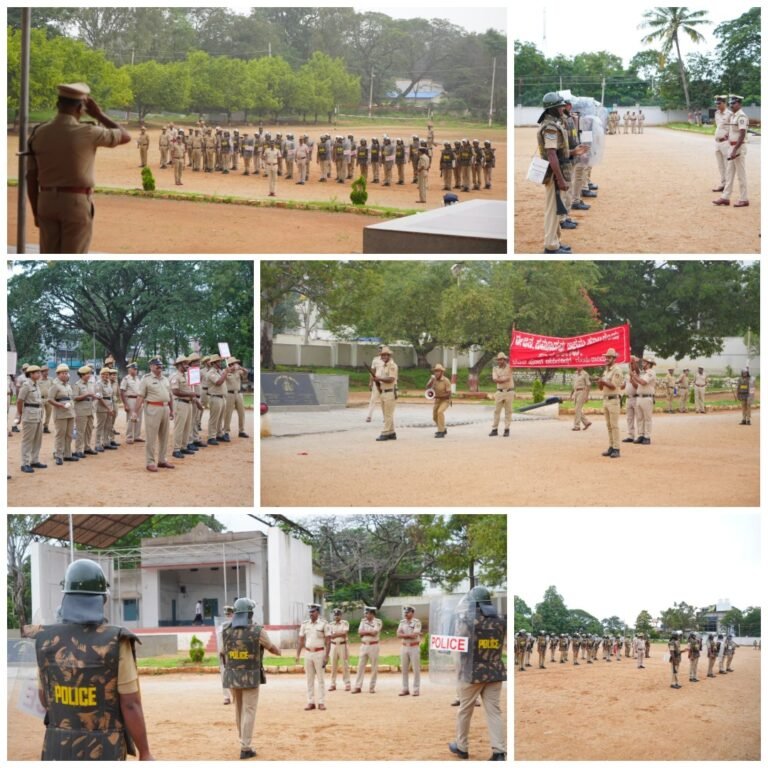 ಚಿತ್ರದುರ್ಗದಲ್ಲಿ ವರದ ಕವಾಯತು