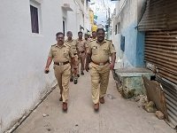 ಬಾಗಲಕೋಟೆ ಶಹರ ಪೊಲೀಸ್ ಠಾಣಾ ವ್ಯಾಪ್ತಿಯ ಪ್ರದೇಶಗಳಲ್ಲಿ ಕಾಲ್ನಡಿಗೆ ಗಸ್ತು