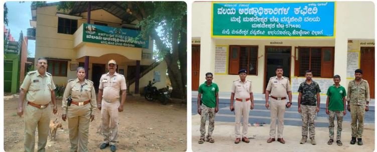 ಕರ್ನಾಟಕ–ತಮಿಳುನಾಡು ಗಡಿಯಲ್ಲಿ ಪೊಲೀಸ್ ಅಧಿಕಾರಿಗಳ ತಪಾಸಣೆ